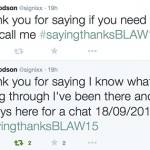#SayingThanksBLAW15