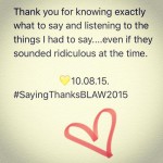 #SayingThanksBLAW15